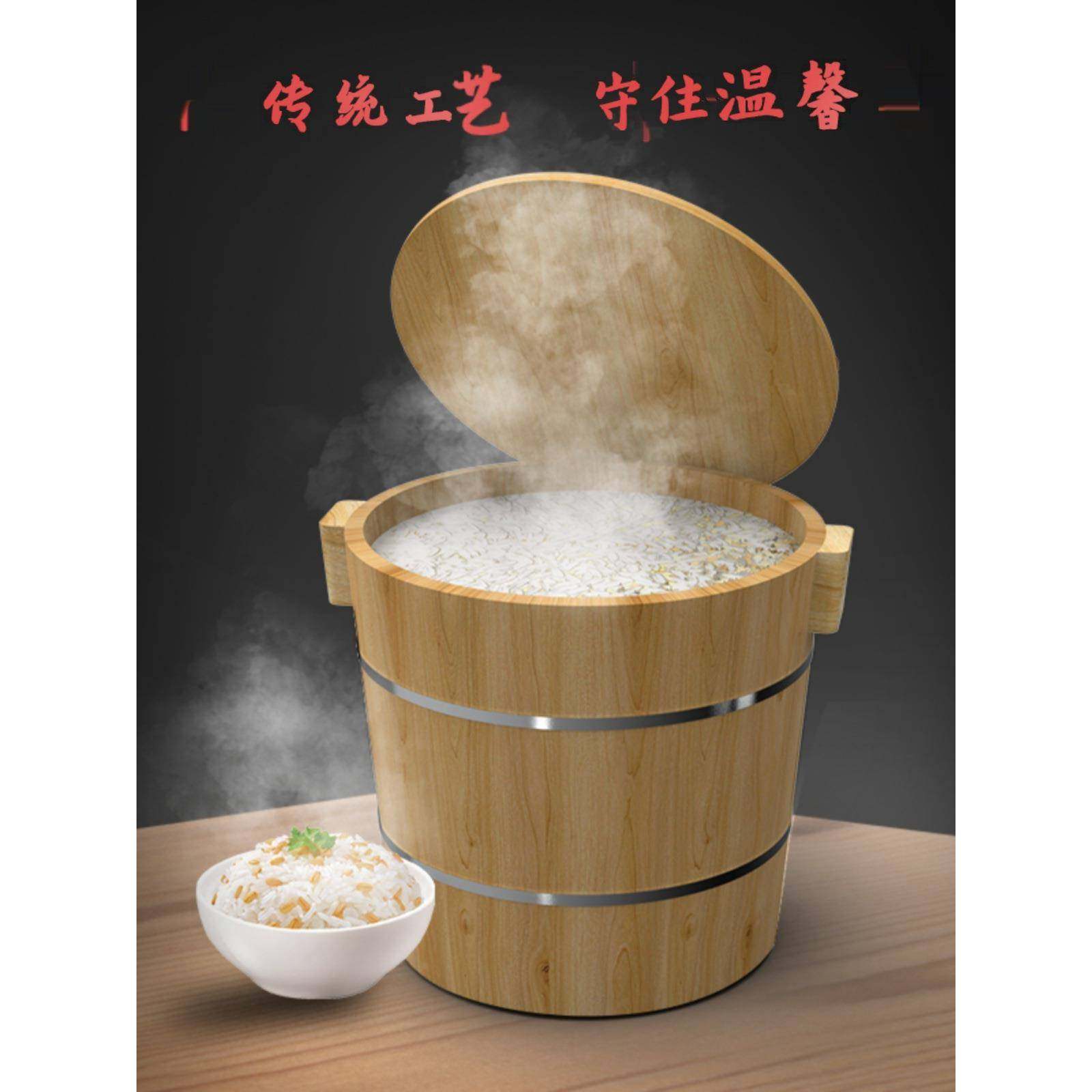 蒸饭木桶家用杉木蒸子蒸米饭甑子大号商用传统手工小号木蒸饭桶