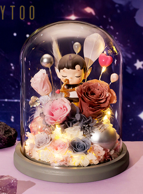 saytoo永生花十二星座HACIPUPU星座盲盒生日礼物七夕情人节送女友