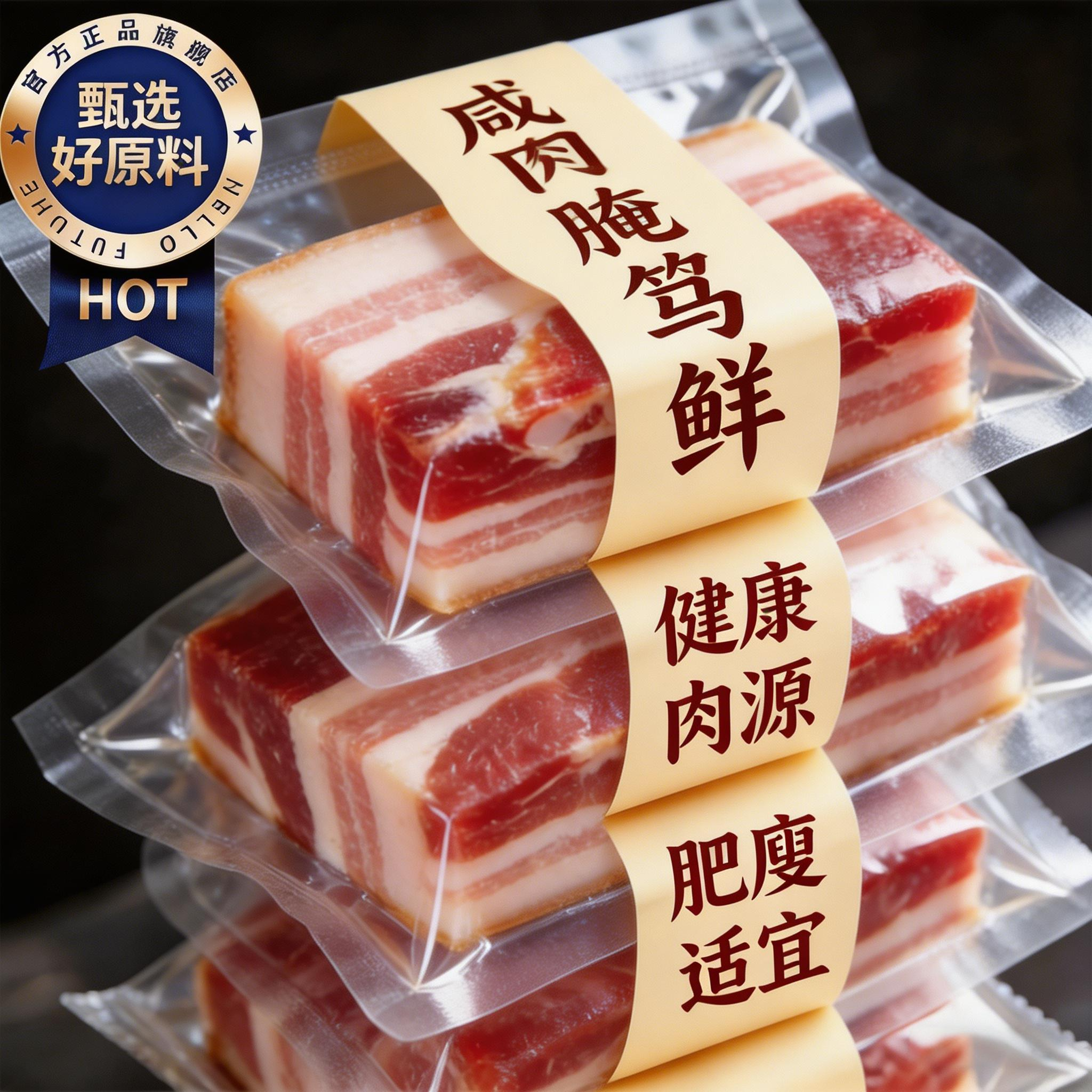 农科院咸肉腌笃鲜上海老字号五花肉做的无添加笋南风正宗风干安徽