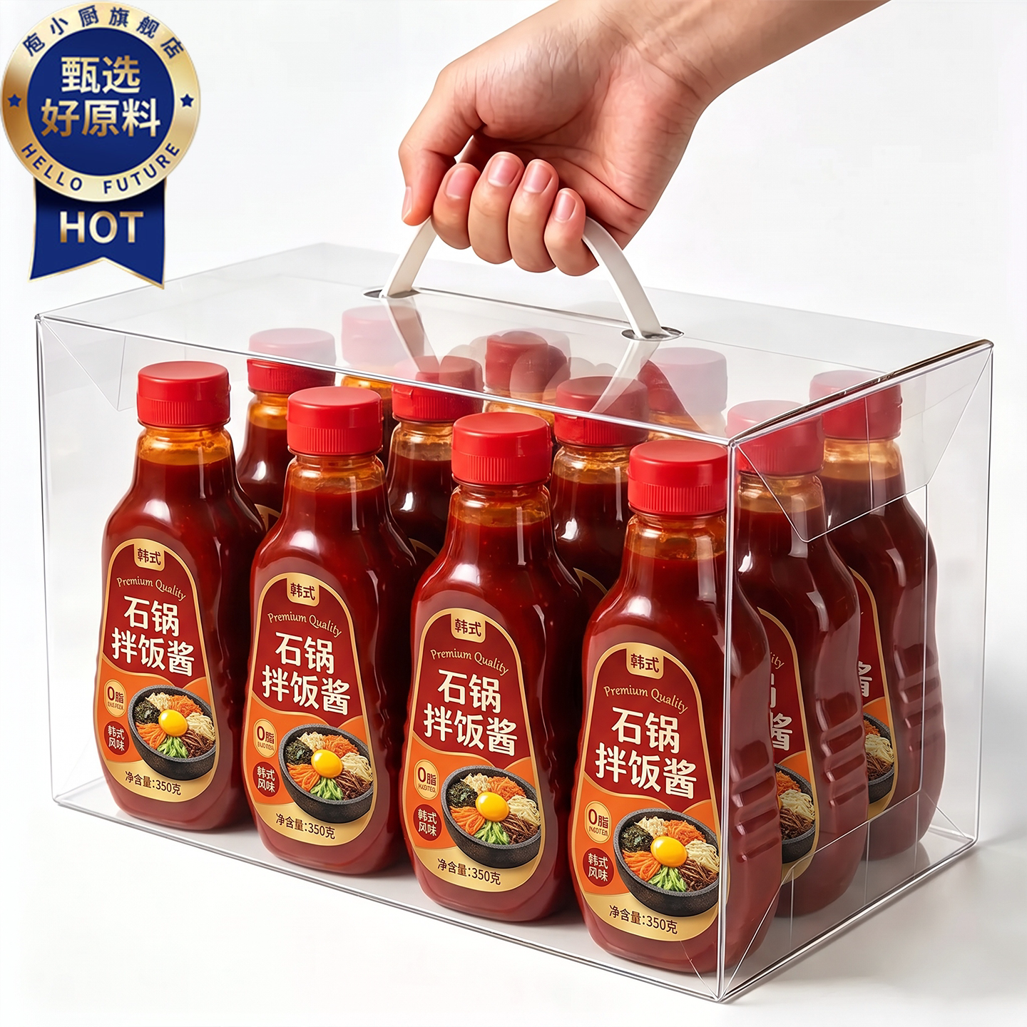 石锅拌饭酱正宗韩国韩式儿童官方旗舰店0脂原装进口商用低卡辣
