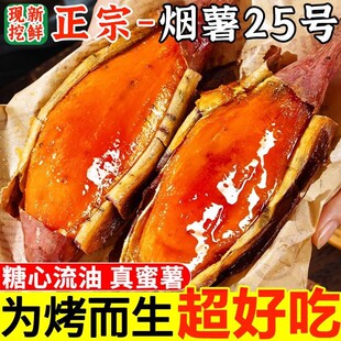 产地直发山东糖心蜜薯25号红心烤红薯新鲜烟薯地瓜甜番薯农家自种