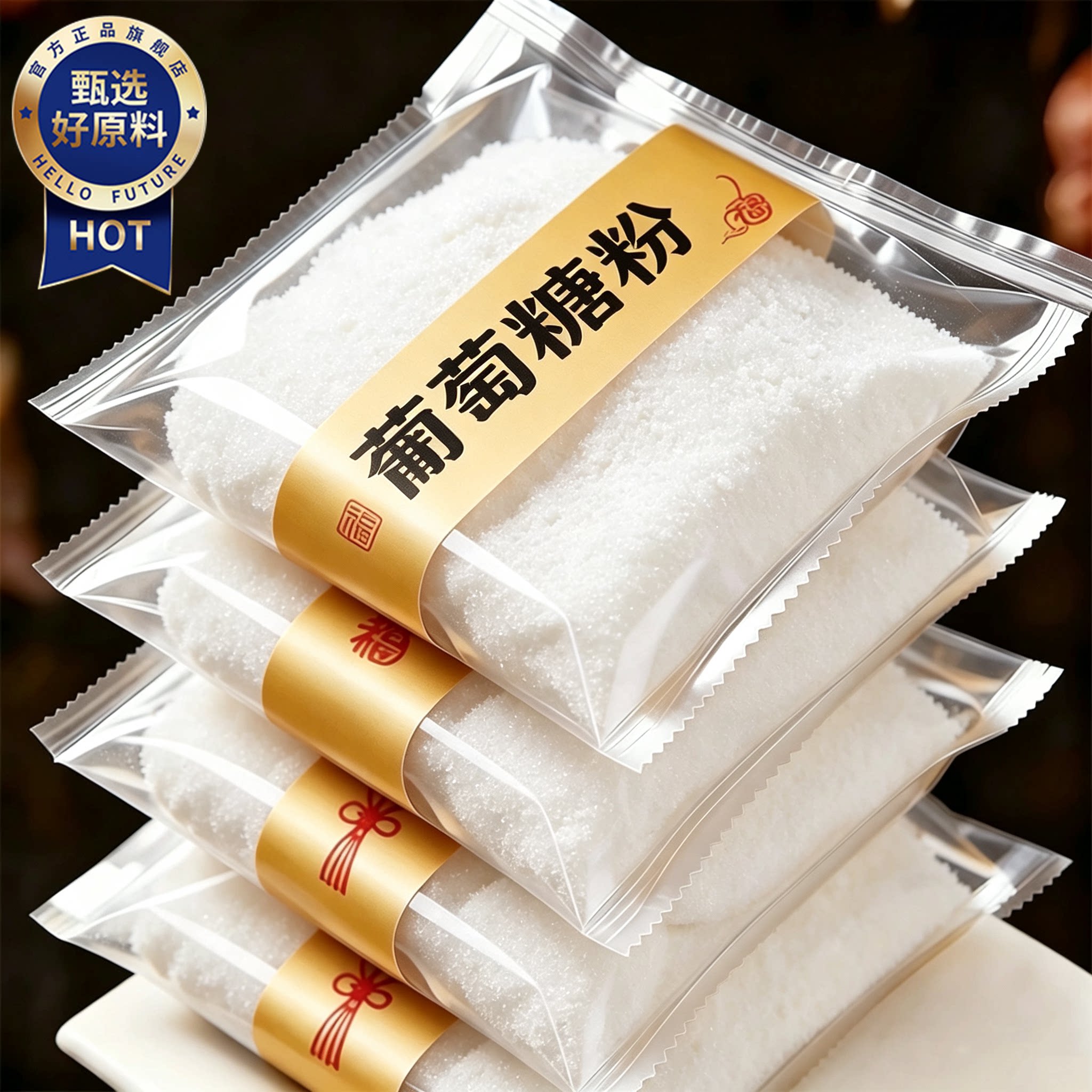 纯正葡萄糖粉食用独立小包装官方旗舰店婴幼儿老年人成人补充体力