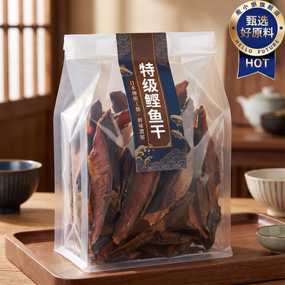 日本鲣鱼干整条商用进口木鱼花柴鱼片一整根国产日式节关东煮家用