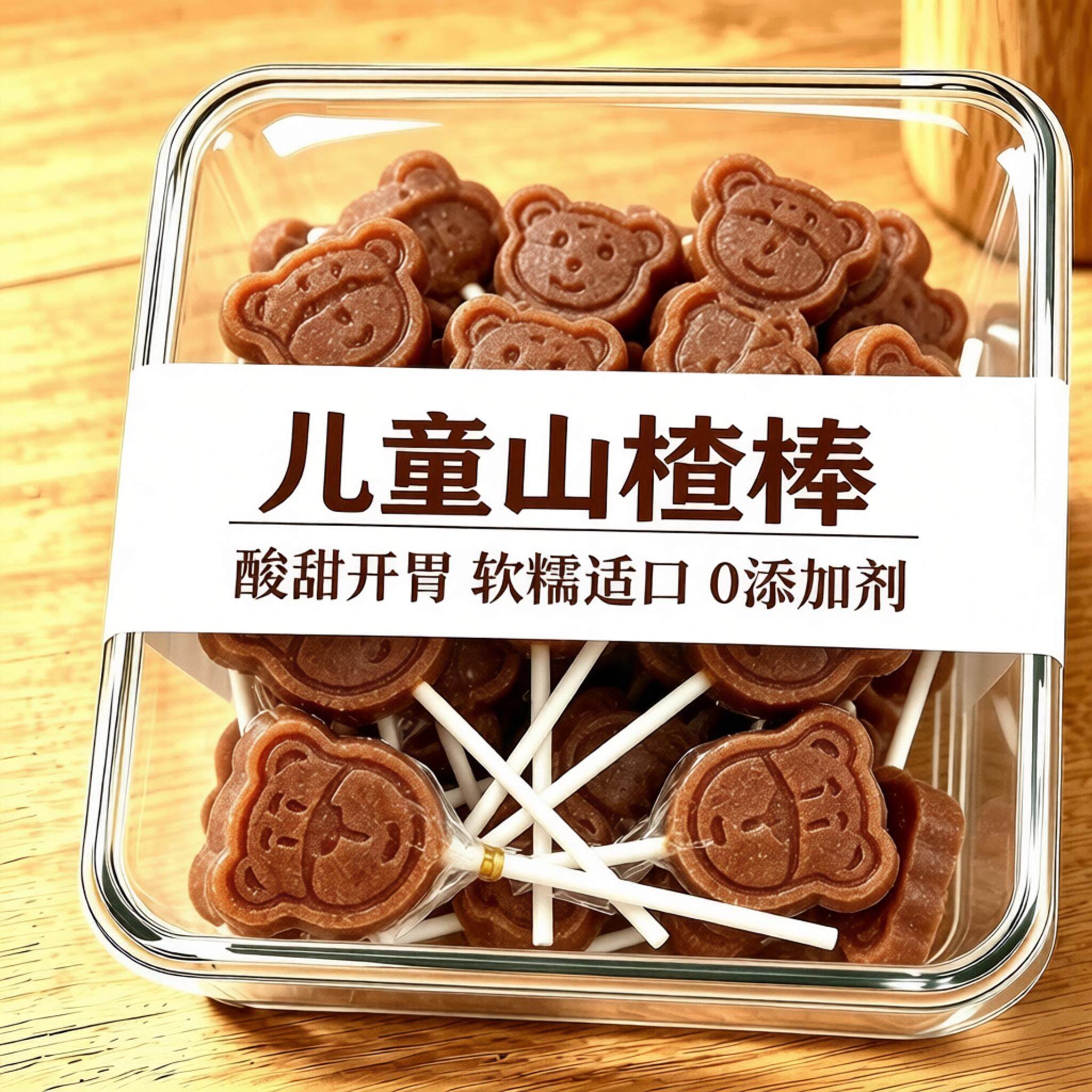 宝宝山楂棒棒糖婴儿儿童婴幼儿无糖无添加蓝莓益生元原味零食有机