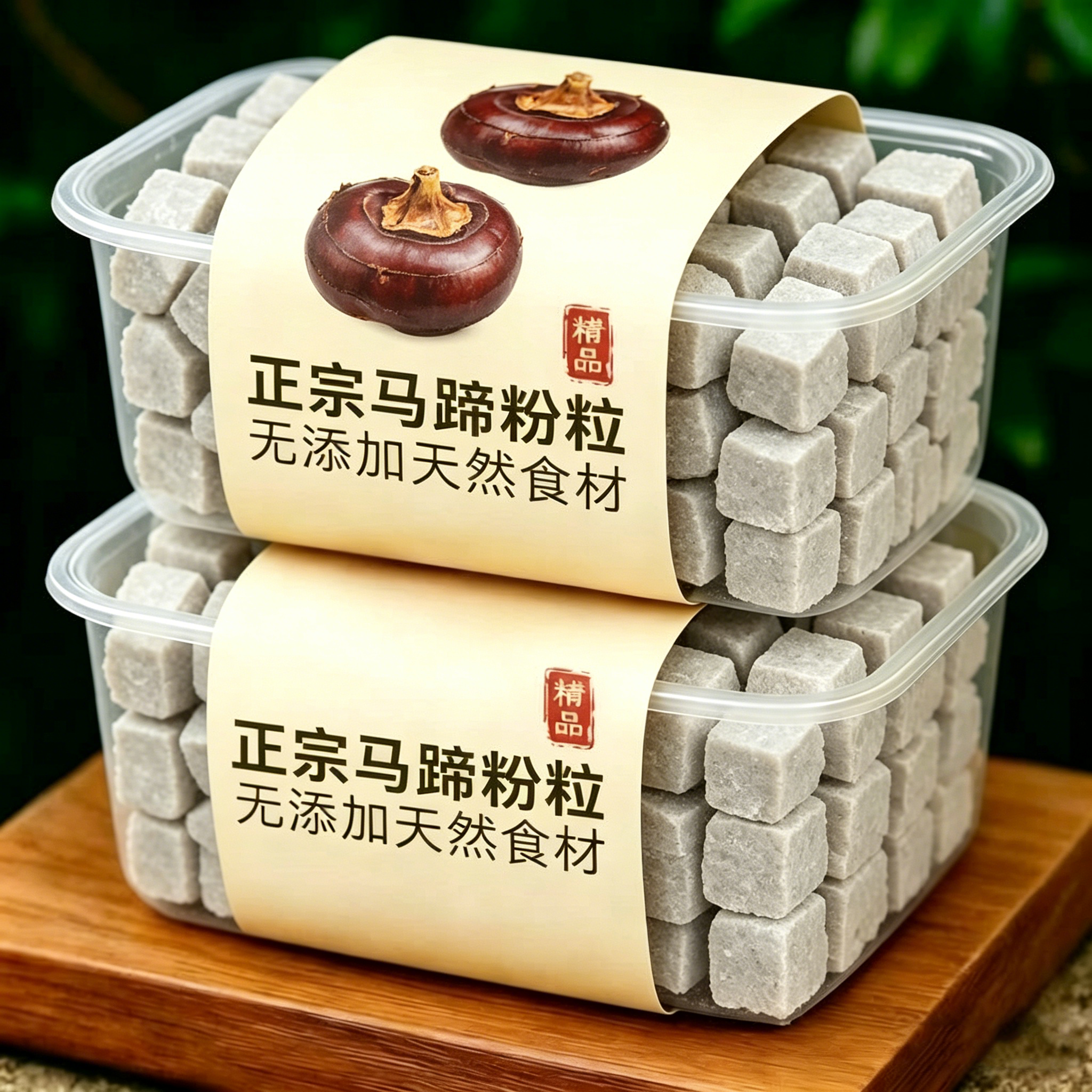 央妈推荐正宗纯正马蹄粉粒官方旗舰店粉圆千层糕广西特产500g商用