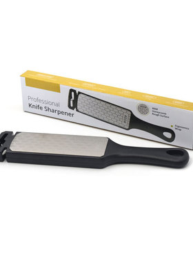 快速金刚砂磨刀器双面磨刀石家用多功能磨刀棒厨房工具