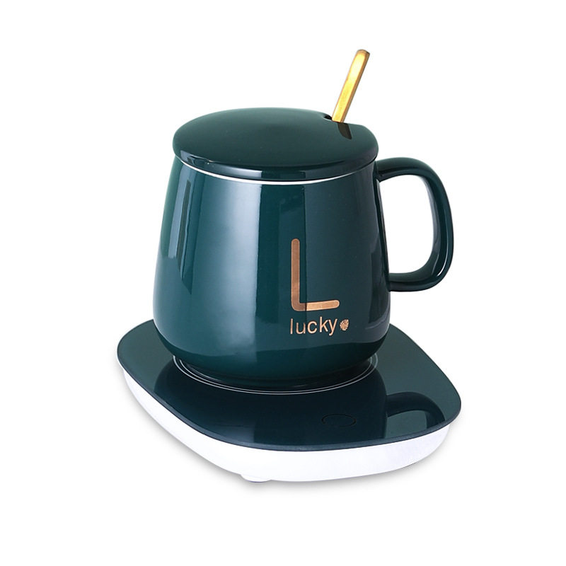 55度恒温杯垫自动加热杯垫创意陶瓷马克杯暖暖杯早餐杯礼品