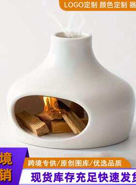 陶瓷香炉圣檀木香炉锥香香炉工艺品香薰炉 palo santo holder香薰