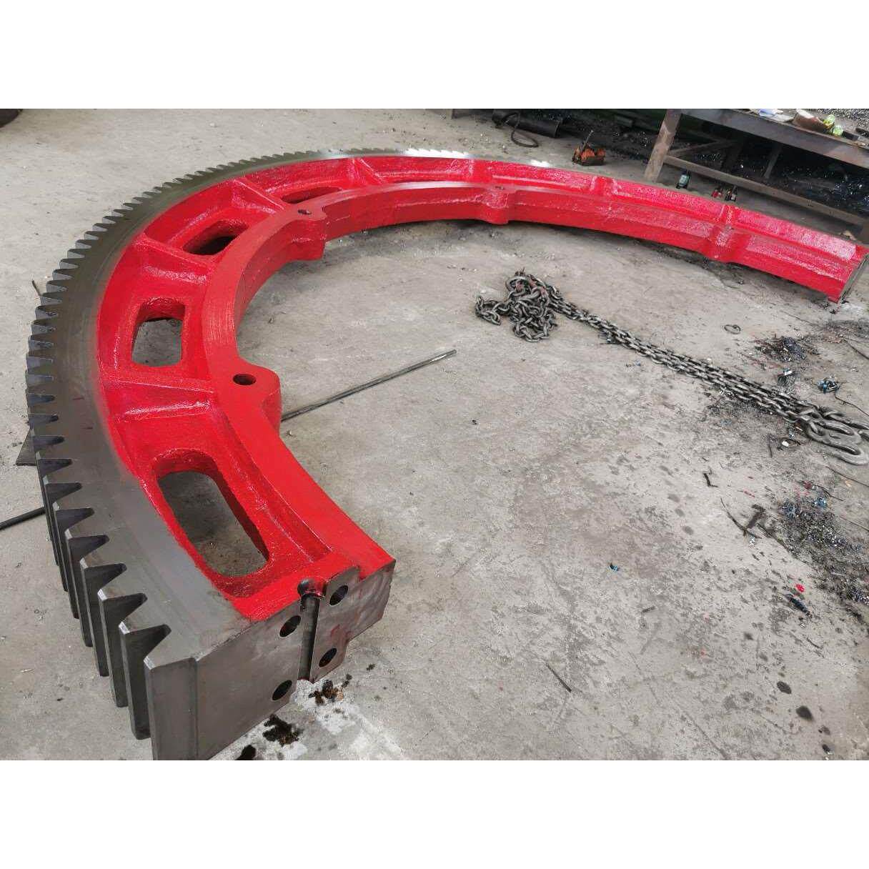 2米回转窑大齿圈,干燥机大齿轮配件定做,购买厂家