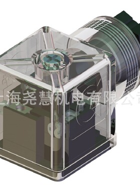 DIN43650 A型连接器 赫斯曼接头 18mm/2+gr./24V/PG11 带LED灯