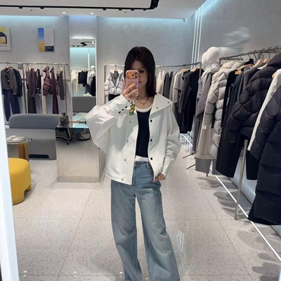 春新款立领夹克短外套