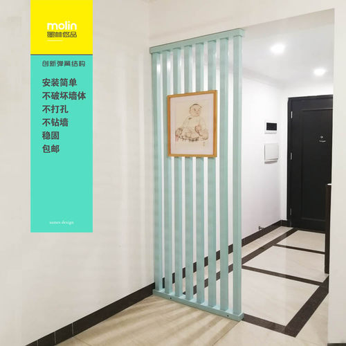 北欧简约客厅卧室屏风中式实木餐厅饭店办公室隔断墙装饰玄关