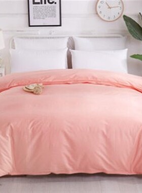 学生宿舍被套单件纯色双人150X180X200单人被罩1.5 1.8 2.0米