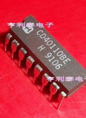 全新原装CD40110BE 十进制加减计数 译码 锁存 显示驱动器 DIP-16