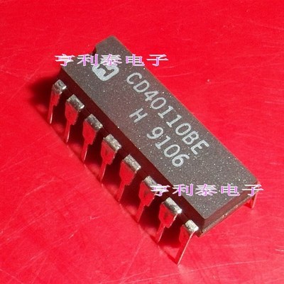 全新原装CD40110BE 十进制加减计数 译码 锁存 显示驱动器 DIP-16