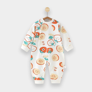 连体衣纯棉长袖 品牌专柜婴儿秋装 爬服春秋A类哈衣 撤柜专区