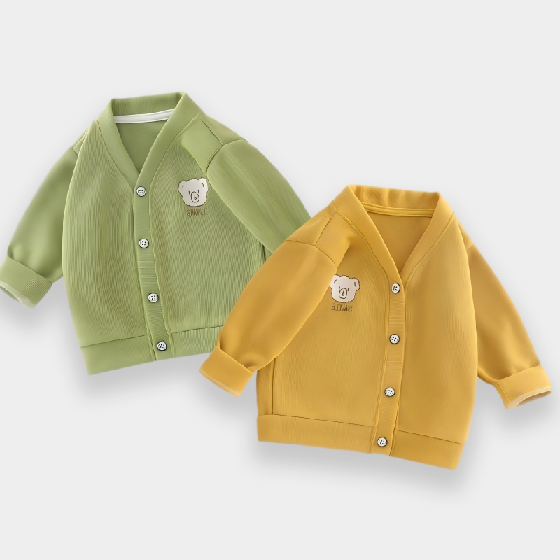 【撤柜专区】品牌专柜宝宝外套春秋婴儿米尼绒开衫保暖外出服儿童