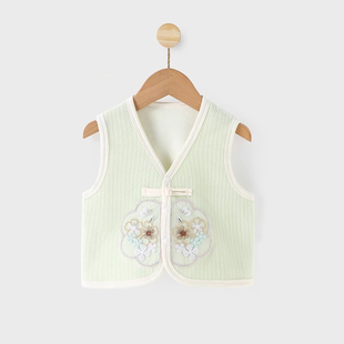 【撤柜专区】品牌专柜新中式坎肩背心马甲秋冬季外套外加绒开衫