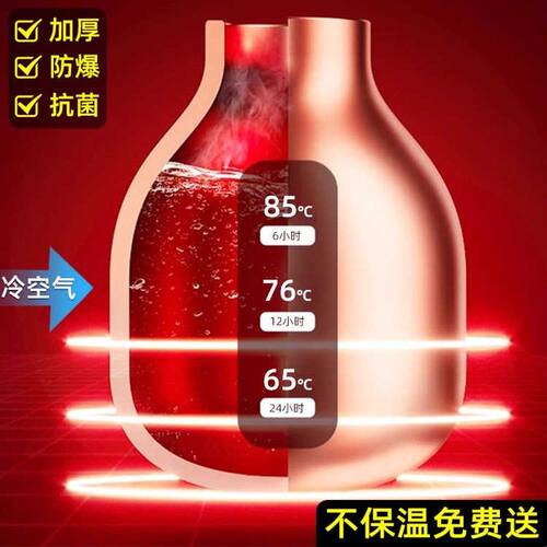 2L保温壶2026新款家用大容量保温水壶玻璃内胆热水壶保温瓶暖壶杯