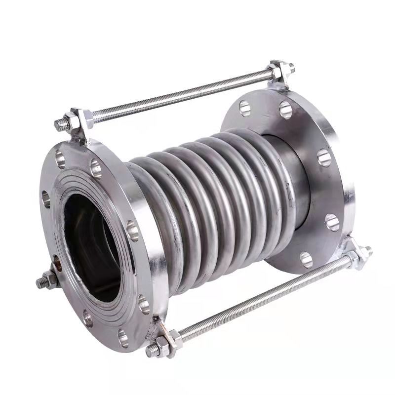 不锈钢补偿器波纹蓬胀节304 316L 310S排烟管船用伸缩节DN300 500