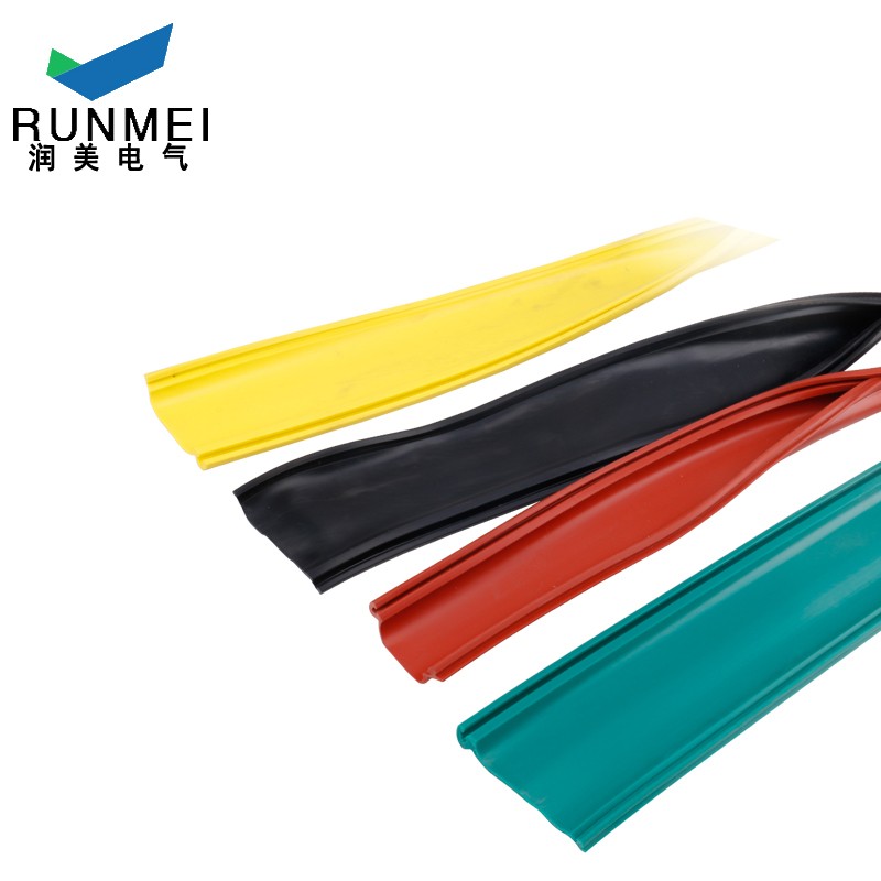 10kv硅橡胶绝缘n护套卡扣式绝缘护套管硅胶开口式电缆裸导线包线