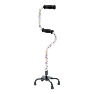 进口四角拐杖日本老年铝合金超轻二段式老人防滑手杖拐棍助行器