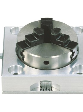 德国proxxon迷你魔分度盘铣床旋转台分度头小型精密分度器24264