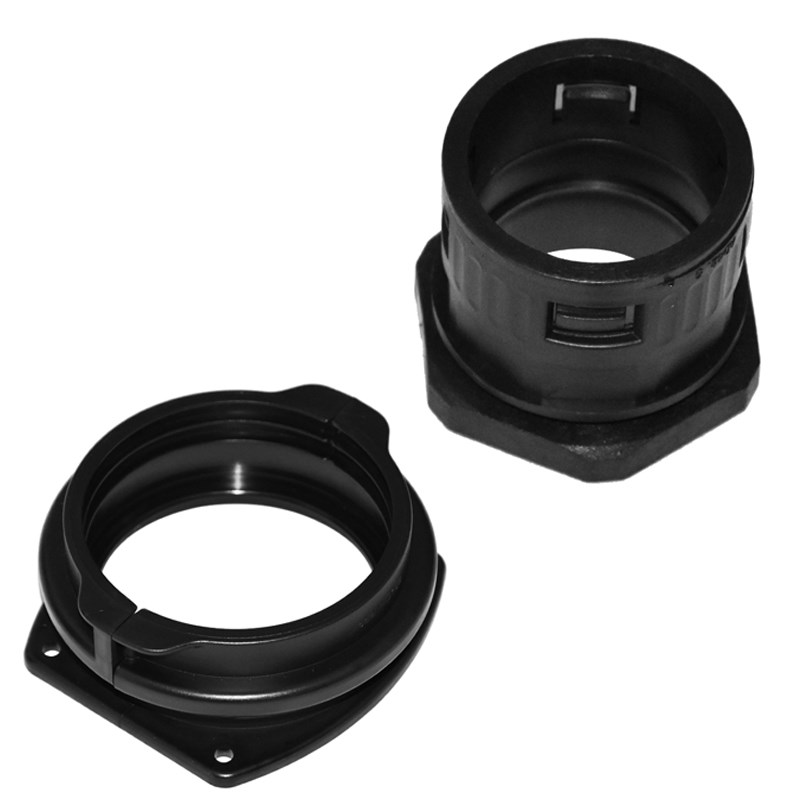 塑料波纹管接头 AD10-106穿线软管PA尼龙直通接头 快速直插接头