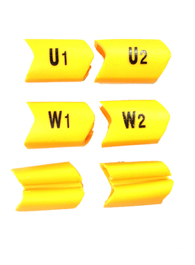 电动机号码管 1.5\2.5\4\6\8\10\16\25平方线 用 V1V2 W1W2 U1U2