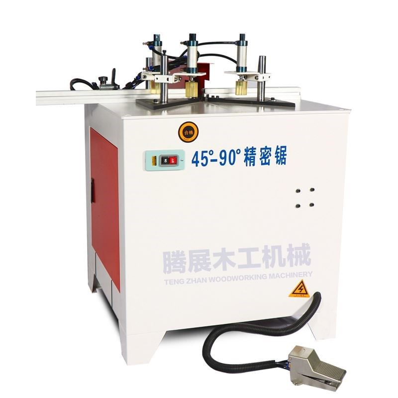 铝合金45度切角机拼框门木线条45度90度切割机精准切割纯铜电机