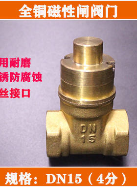 磁性阀门开关闸阀球阀磁力锁闭阀DN15 DN20 DN25 四4分 六6分1寸
