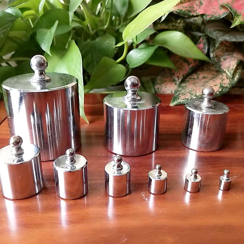 M1级钢镀铬标定校准砝码10g20g50g100g200g500g1000g2000g天平砣