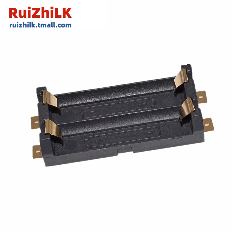 5号2节2位并联串联AA 2节14500 贴片电池盒322-SMT耐温镀金