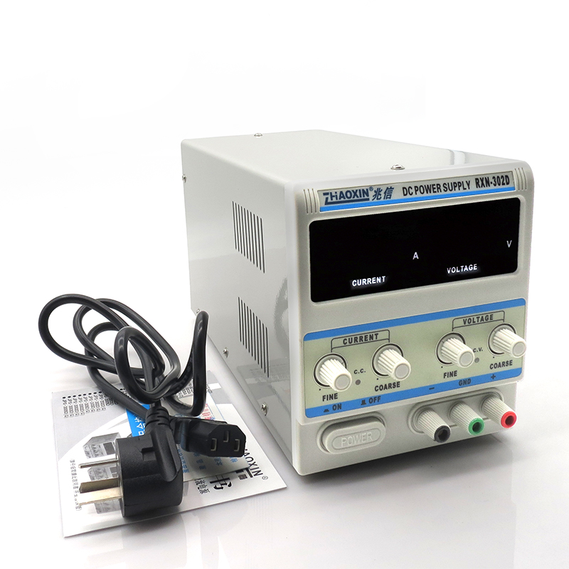 兆信RXN-305D 303D 302D 30V/5A 3A 2A直流稳压电源送输出线