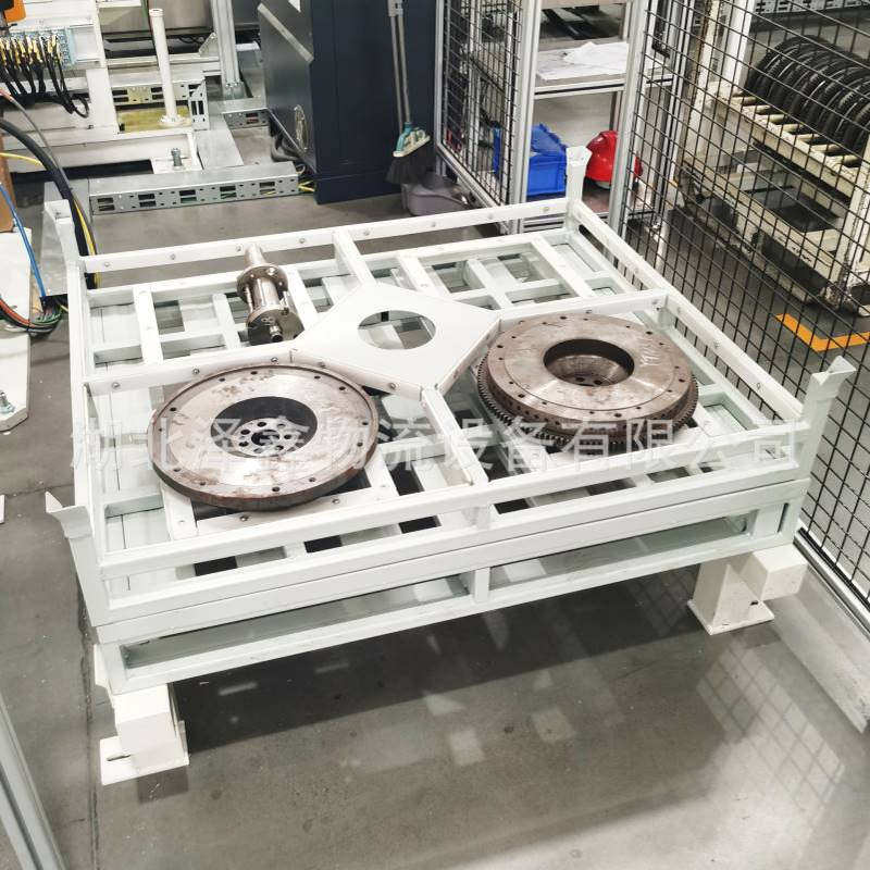 汽车零部件料架仓储物理周转车移动设备规格可定飞轮工位器具料架