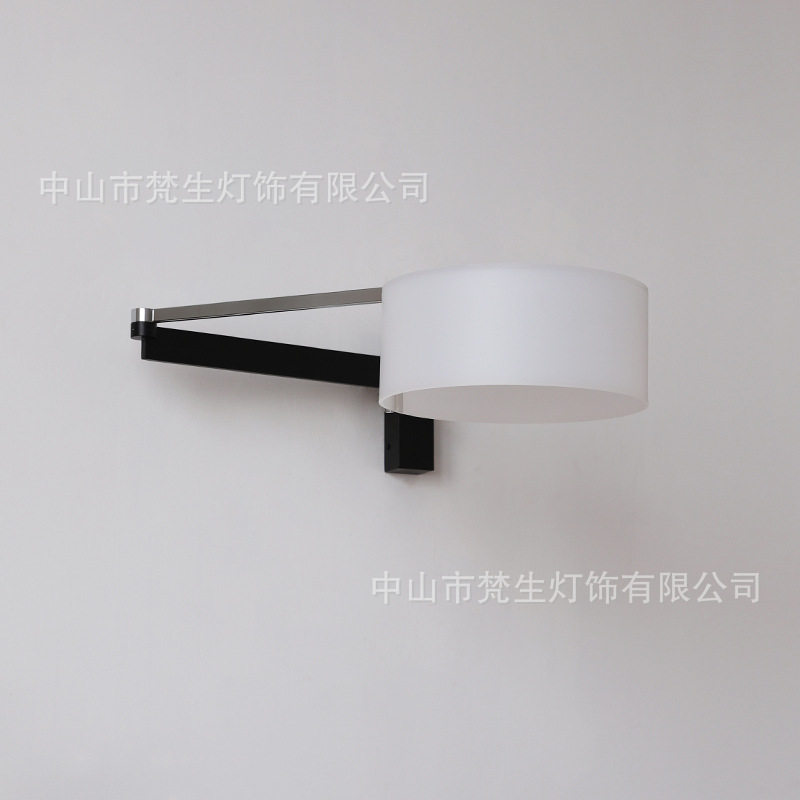 美式复古工业风机械摇臂壁灯中古卧室床头灯阅读灯书桌装饰墙灯