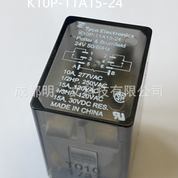 K10P-11A15-24通用继电器 4-1393144-1泰科TE全新24V