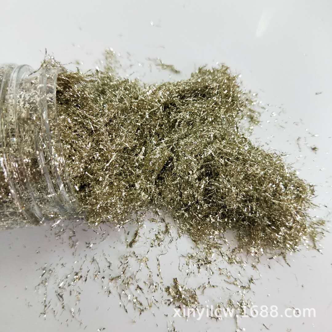供应 新款美甲 彩妆专用 金箔丝 彩箔丝 金银箔 丝条 金箔丝