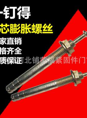 击芯膨胀螺丝一钉得敲击式膨胀螺栓举升机膨胀锤击壁虎高强度