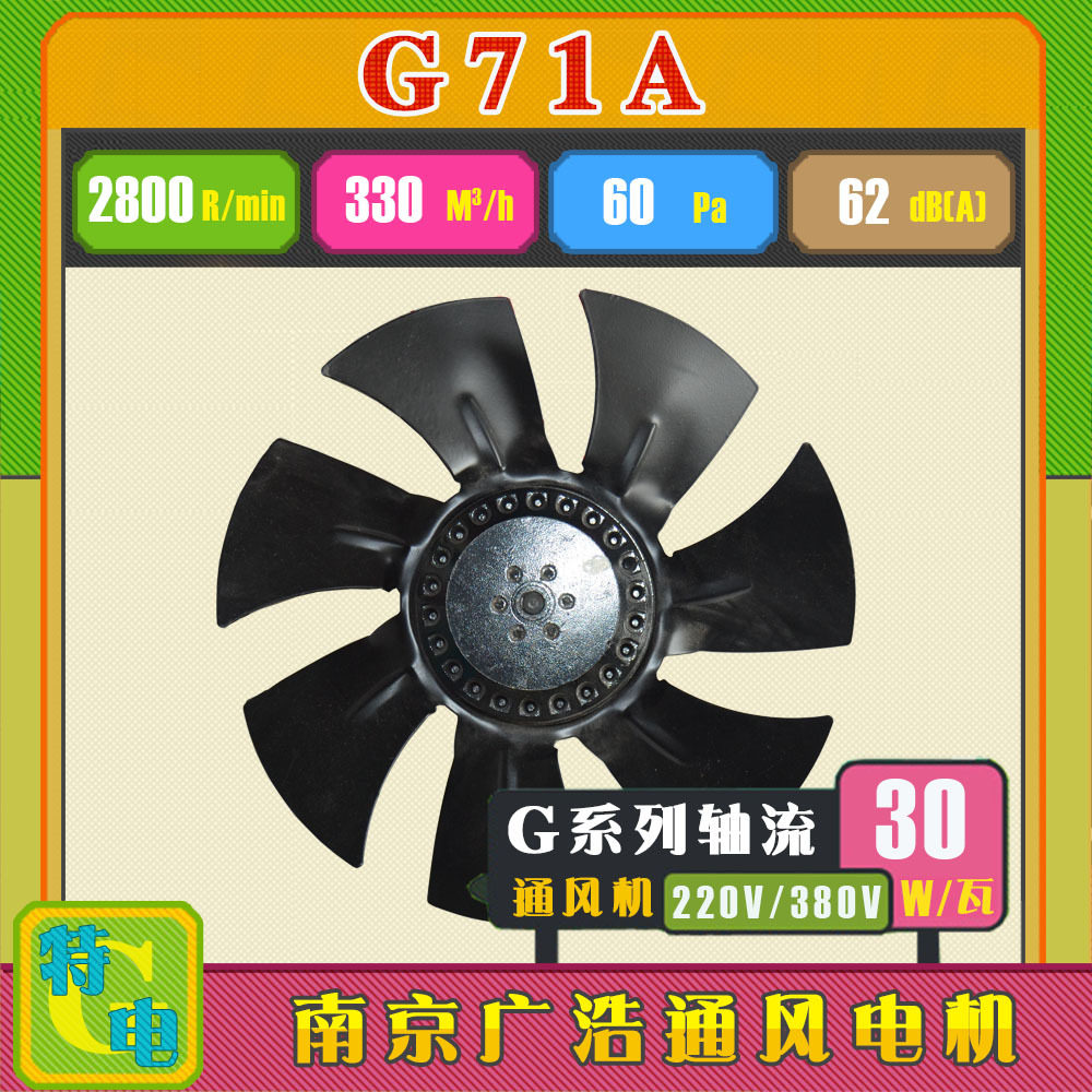 G71A变频电机冷却通风机G-71A散热风扇冷却风机220V 380V直销包邮