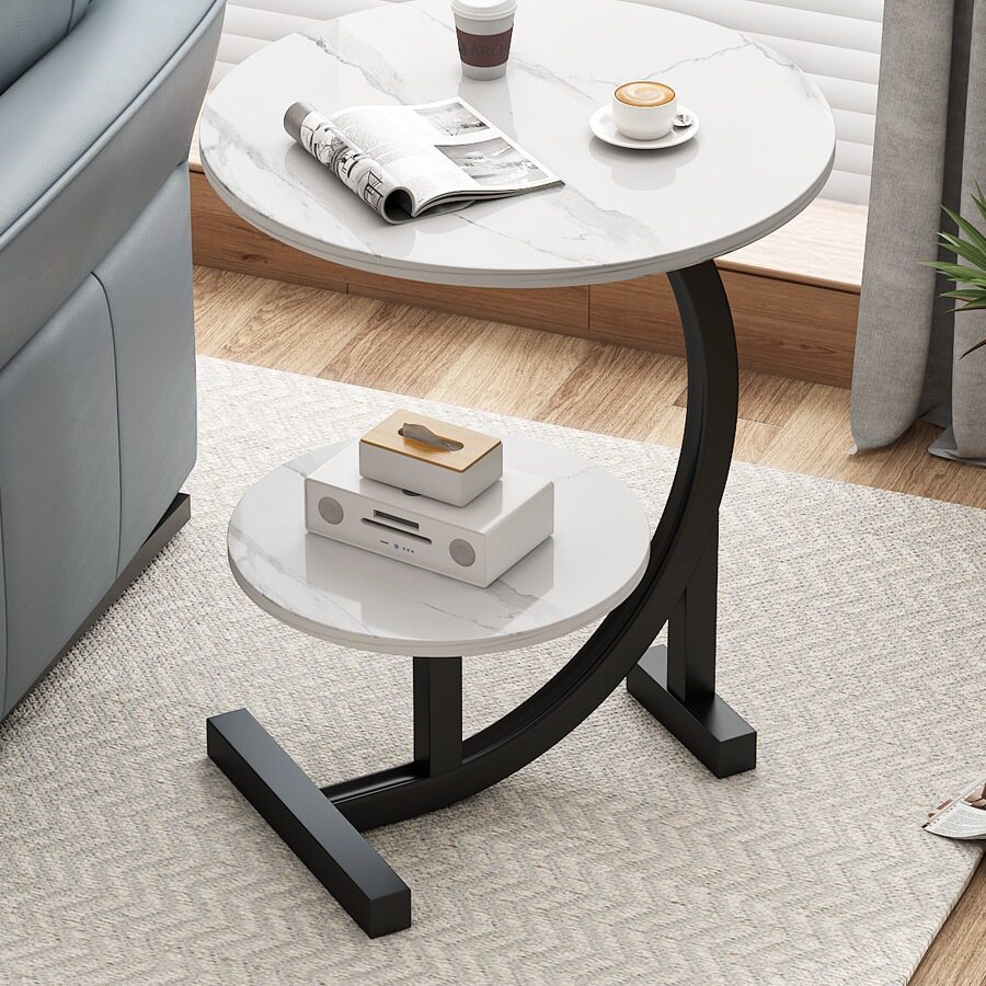 客厅家用阳台小茶桌小圆桌沙发边几小型创意茶几网红简约现代休闲