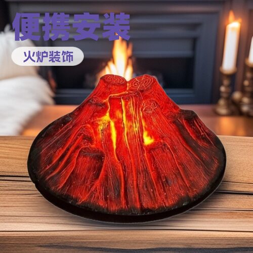 仿真木炭火焰灯酒吧装饰摆件
