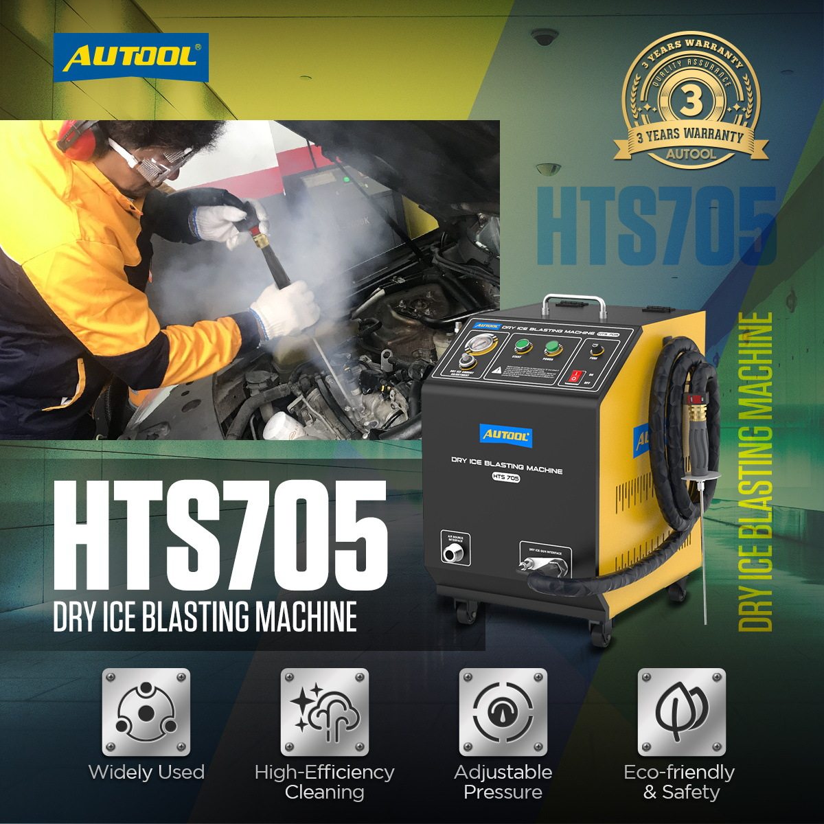 AUTOOLHTS705干冰清洗机积碳