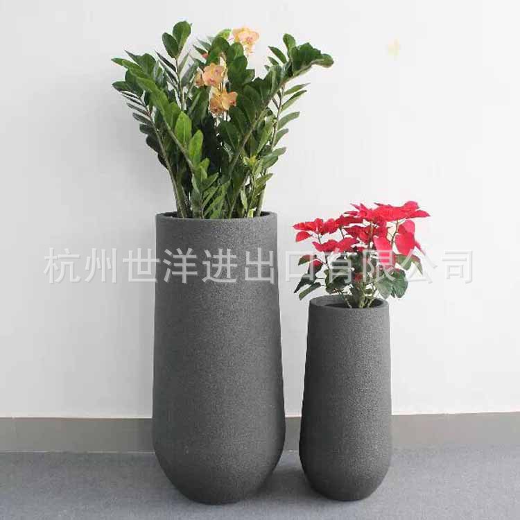 玻璃钢花盆 商场美陈高中低搭配组合花箱异形组合花钵
