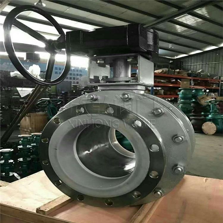 Z41F46不锈钢衬氟闸阀 耐酸性 化工 对夹 欣弘阀门