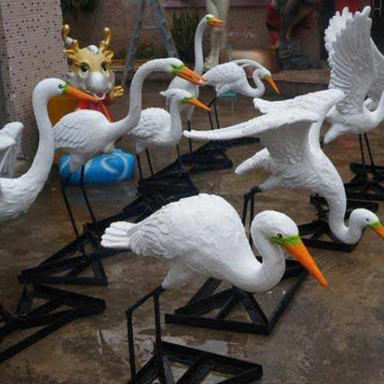 上海玻璃钢雕塑玻璃钢互动雕塑玻璃钢展示道具火烈鸟玻璃钢雕塑厂