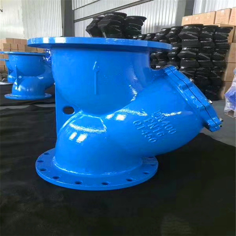 球墨铸铁Y型法兰过滤器GL41H