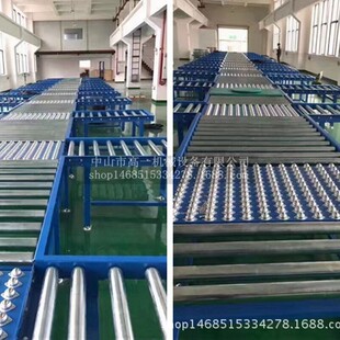 木工打包装配无动力滚筒流水线转送带不绣钢生产线动力辊轴输送机