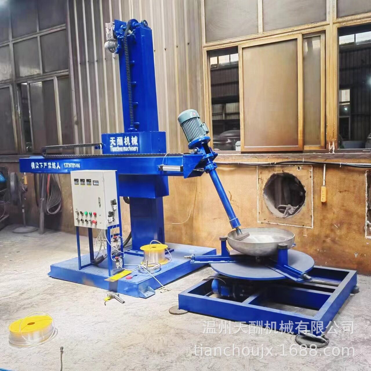 厂家直销立式小直径桶体抛光机 不锈钢桶体镜面拉丝亚光打磨机