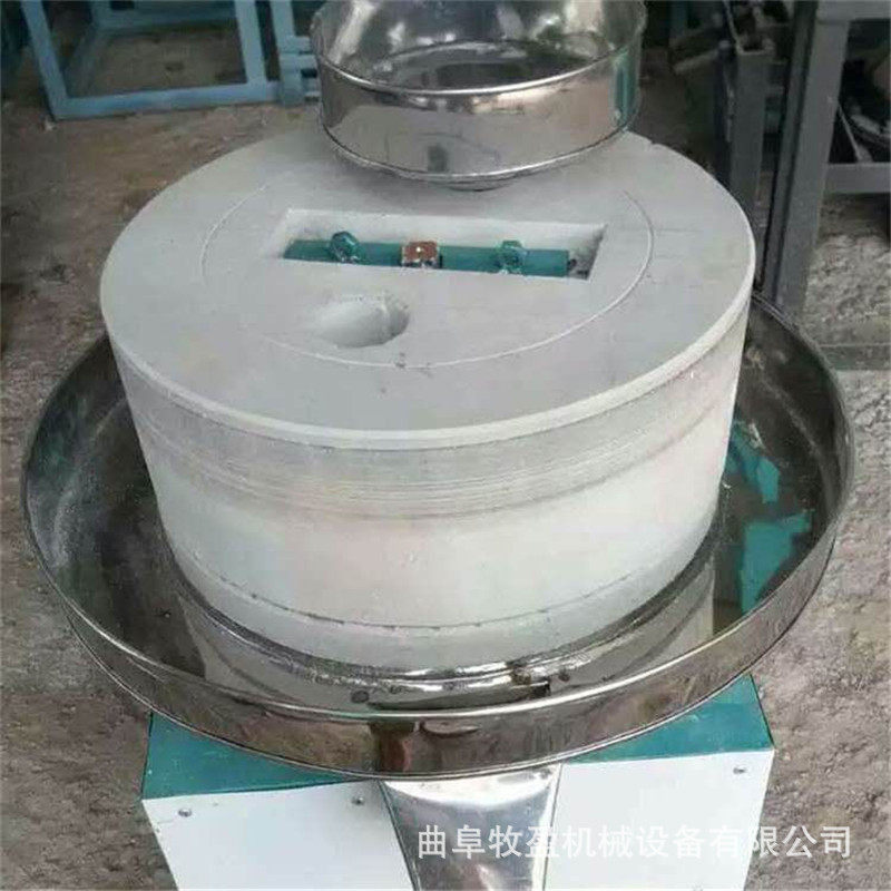 60型玉米饼子磨浆机 磨粉磨酱电动石磨机 大米超细研磨米浆机